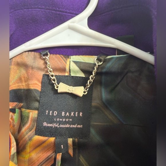 Ted Baker Vibrant Purple Women's Blazer - Picture 3 of 6